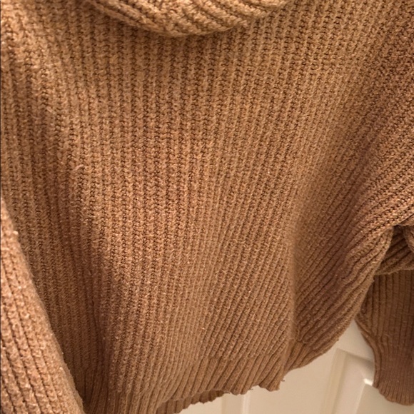 American Eagle Outfitters Brown Knit Hoodie - Picture 6 of 8